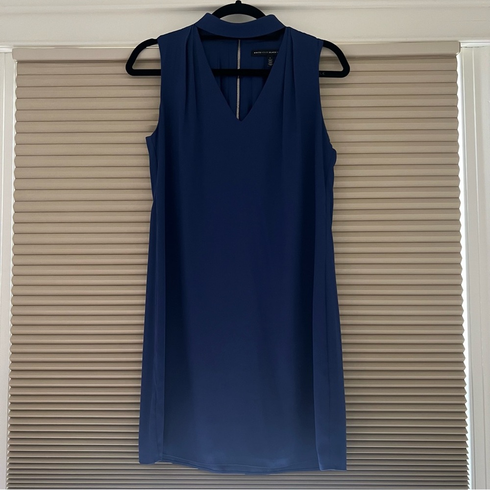 WHBM blue dress Sz 4
